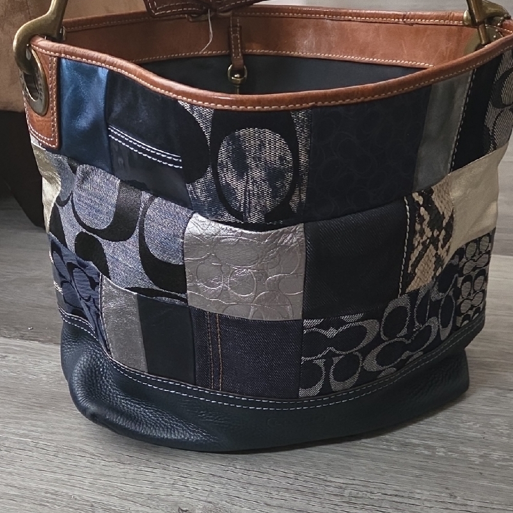 Patchwork Leather Shoulder Bag